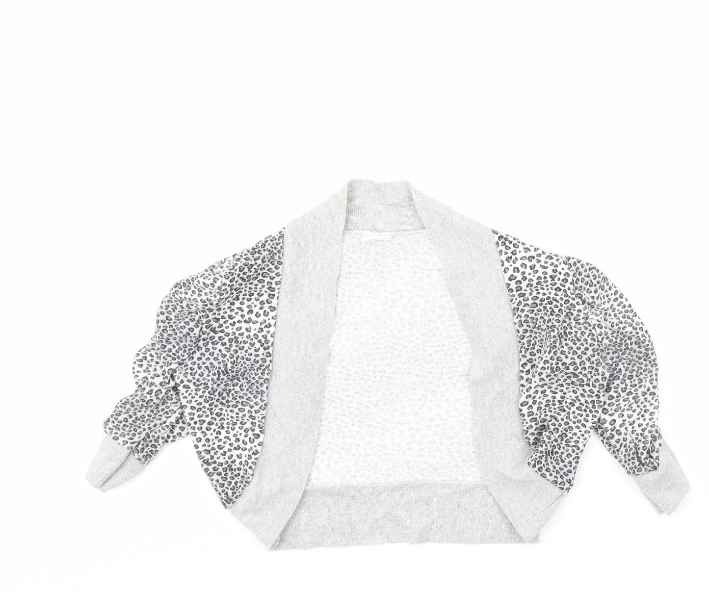 Ethel Austin Girls Grey Animal Print  Jacket  Size 12 Years