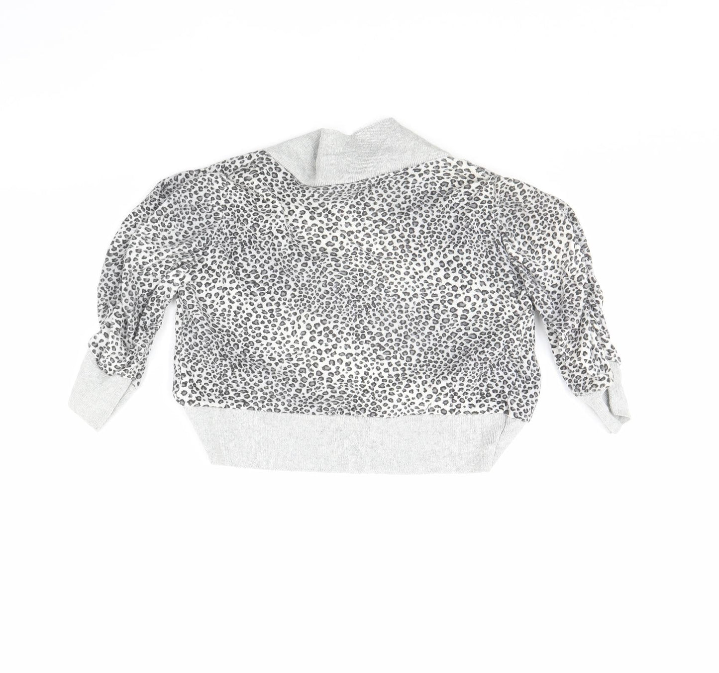Ethel Austin Girls Grey Animal Print  Jacket  Size 12 Years