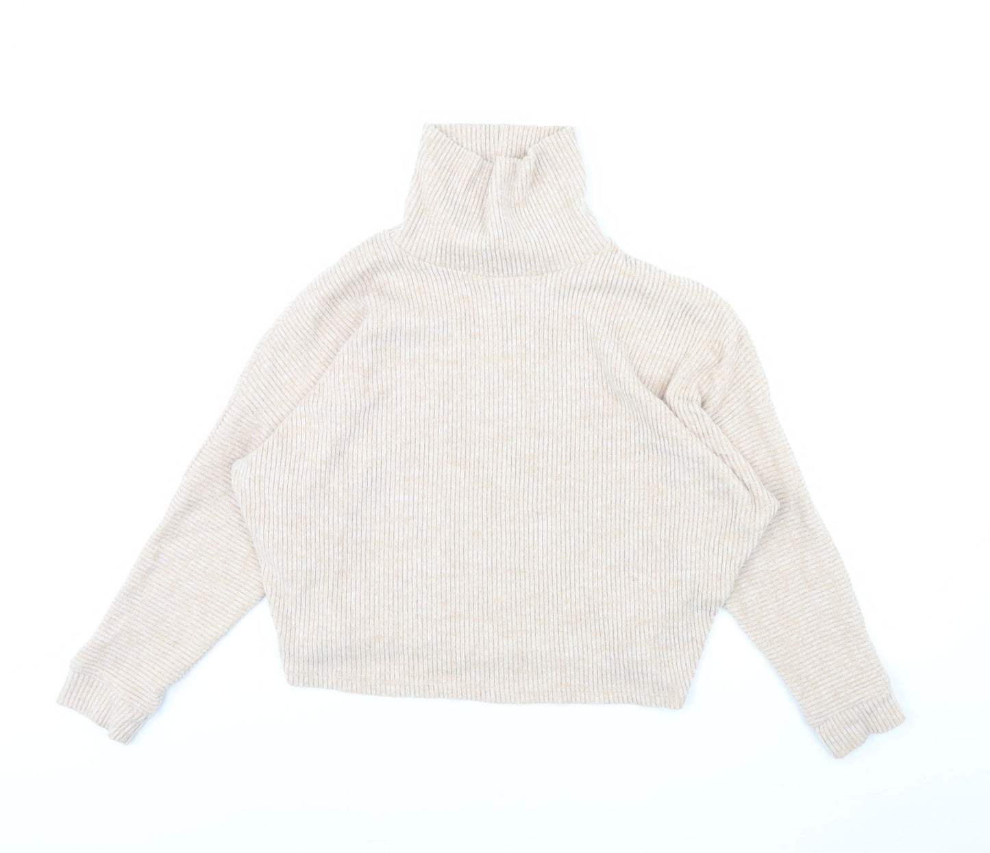 Womens UK Size 12 F&F Beige Pullover Jumper