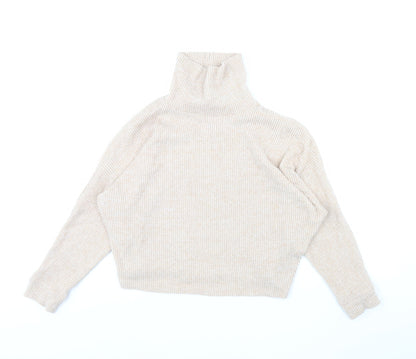 Womens UK Size 12 F&F Beige Pullover Jumper
