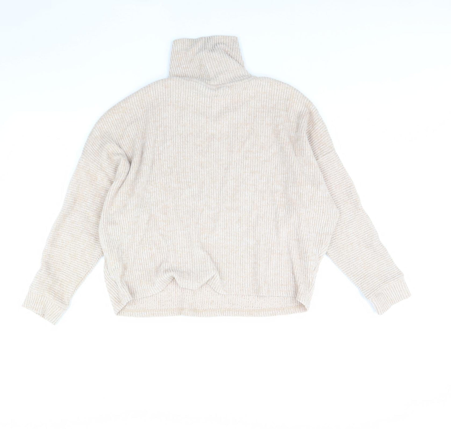 Womens UK Size 12 F&F Beige Pullover Jumper