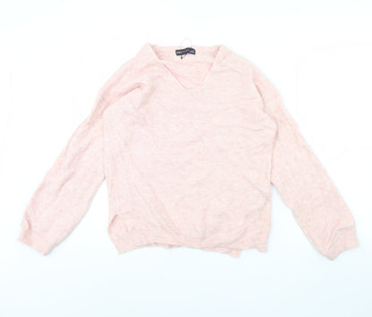 Womens UK Size S m&s Pink Pullover Jumper