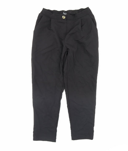 New Look Womens Black   Dress Pants Trousers Size 10 L28 in