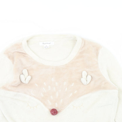 Love to lounge Womens Beige Solid  Cami Pyjama Top Size XS  - Deer