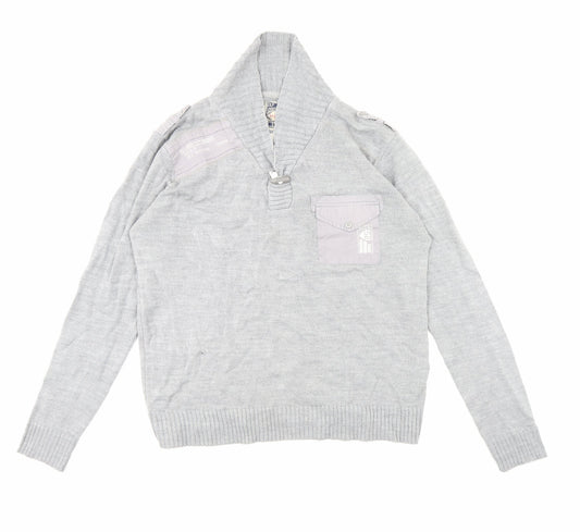 Cedar Wood State Mens Grey   Pullover Jumper Size XL