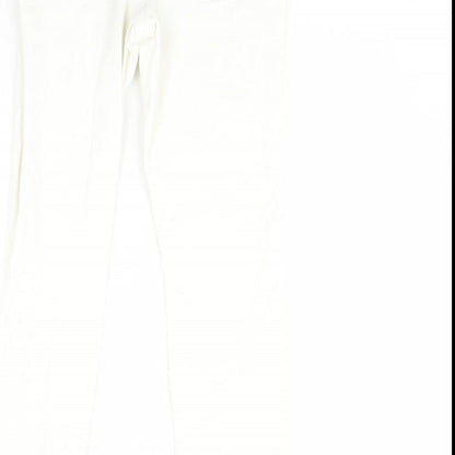Yessica Womens White  Denim Skinny Jeans Size 8 L29 in