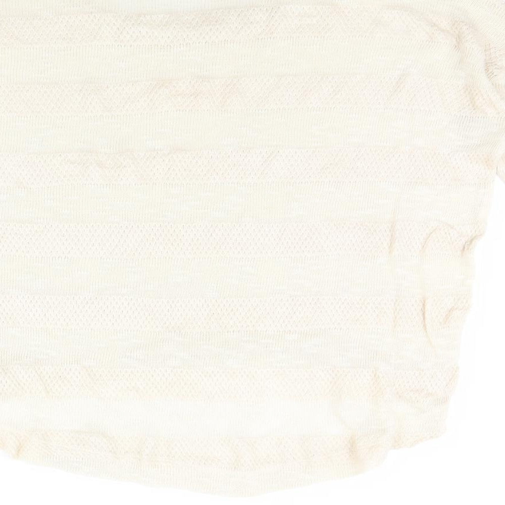 Womens UK Size 14 Dorothy Perkins Beige Pullover Jumper
