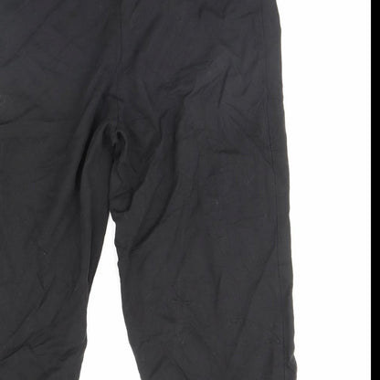 Womens UK Size 30 in Preworn Regular Fit  Black Trousers