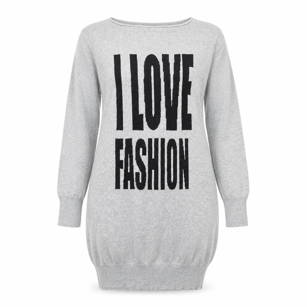 Womens UK Size 12 Internacionale Grey Pullover Jumper