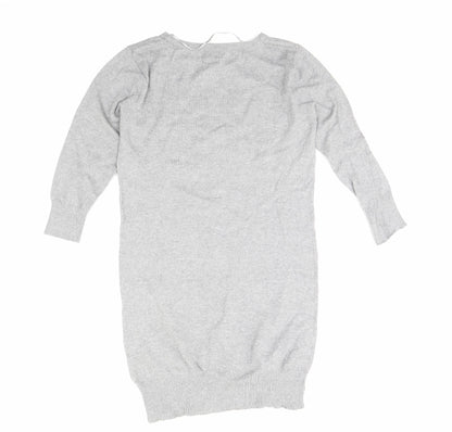 Womens UK Size 12 Internacionale Grey Pullover Jumper