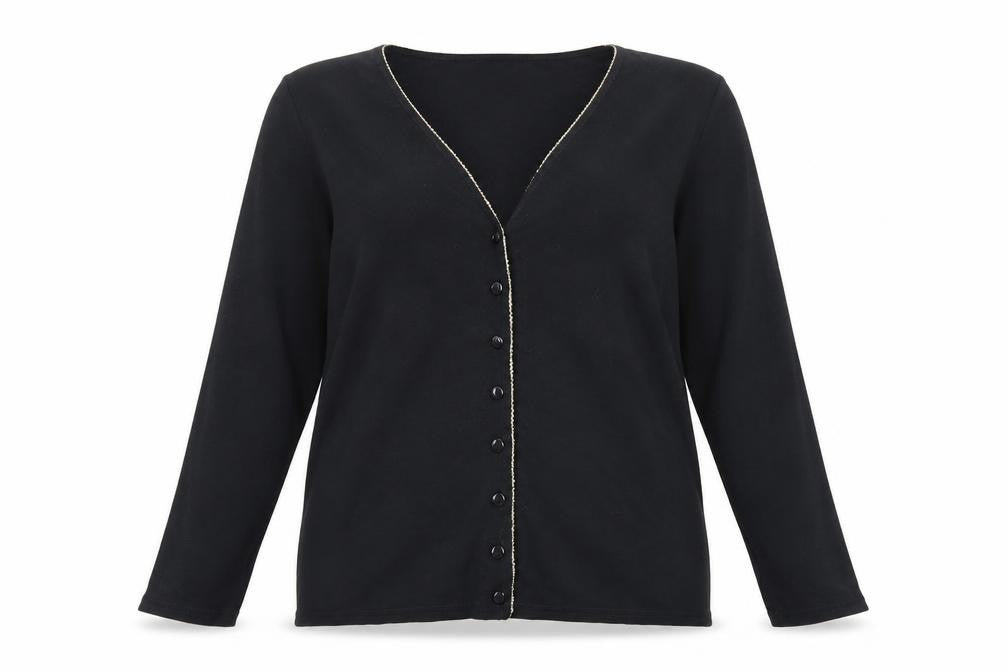 Bonmarché Womens Black Cardigan Jumper Size M