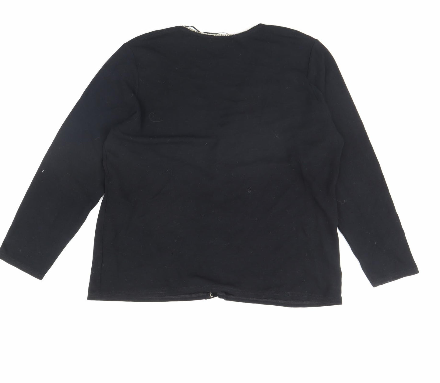 Womens UK Size M Bonmarché Black Cardigan Jumper