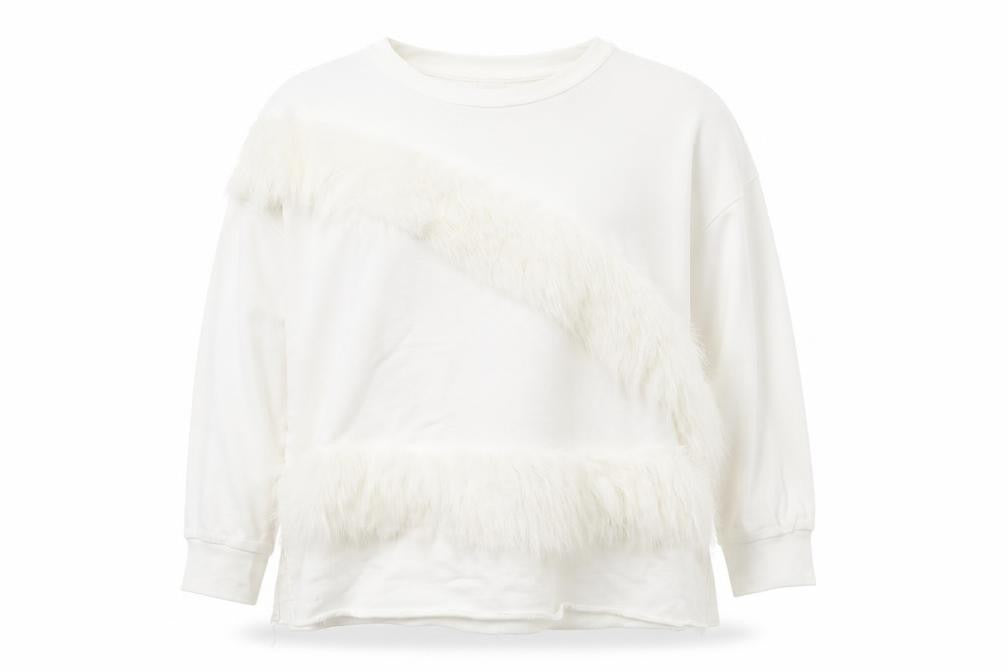 Womens UK Size L River Island White Pullover Jumper
