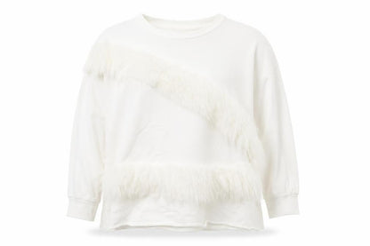 Womens UK Size L River Island White Pullover Jumper