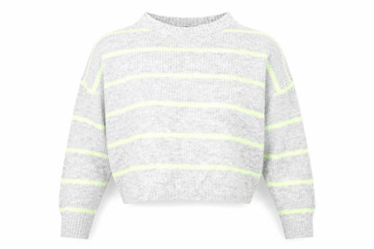 Womens UK Size S Divided Grey Pullover Jumper