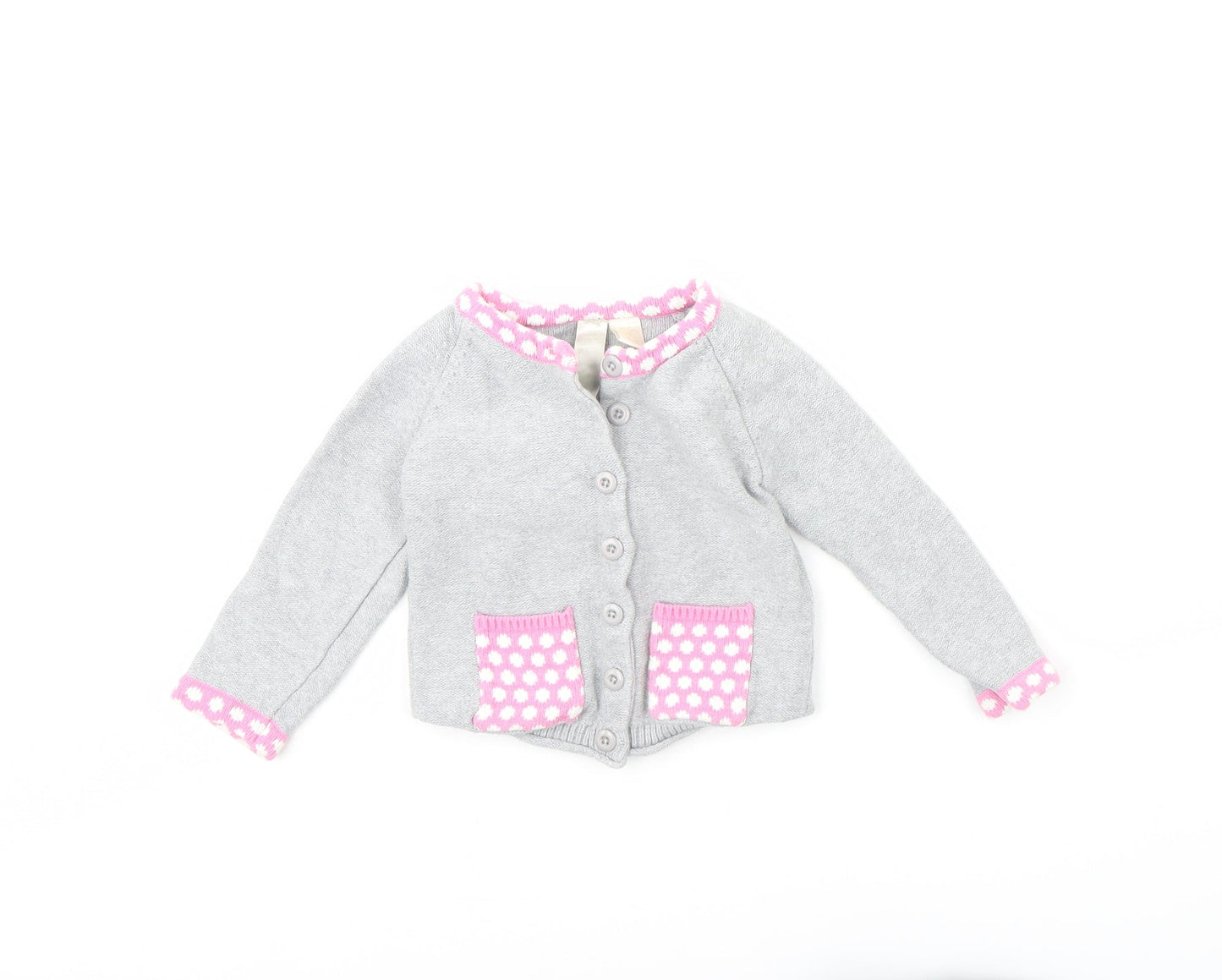Strawberry Faire Girls Grey   Jacket  Size 12 Months