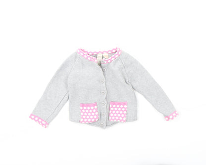 Strawberry Faire Girls Grey   Jacket  Size 12 Months