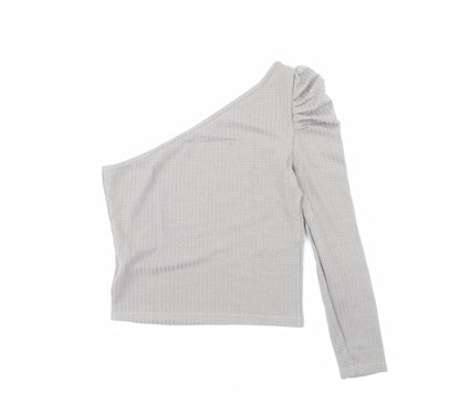 Shein  Womens Brown   Basic Blouse Size L