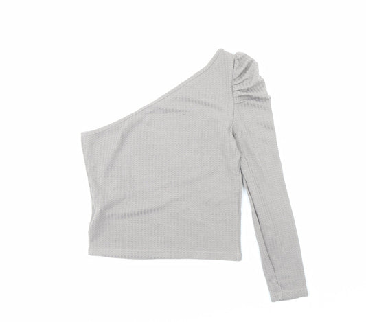 Shein  Womens Brown   Basic Blouse Size L