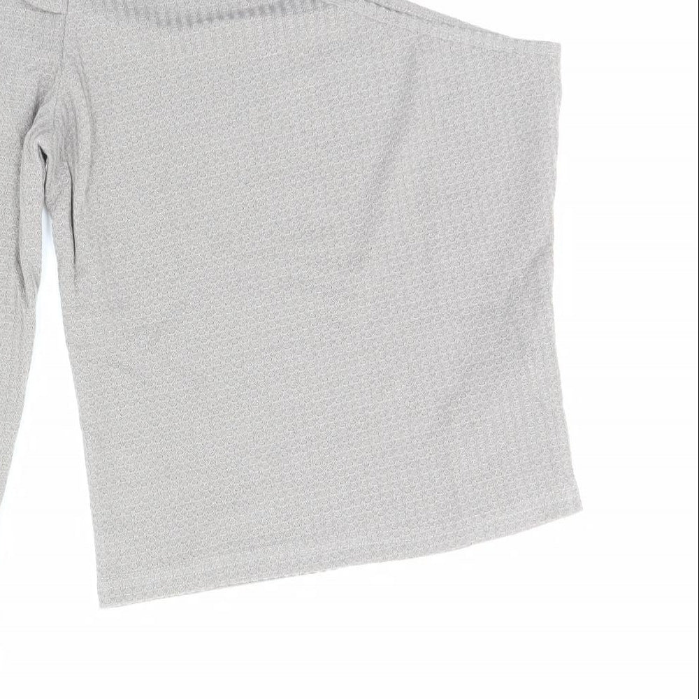 Shein  Womens Brown   Basic Blouse Size L