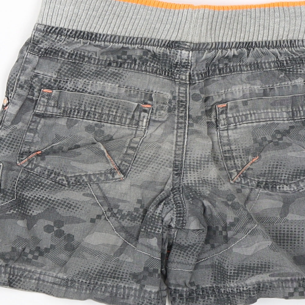 George Baby Grey Camouflage  Jogger Trousers Size 18-24 Months