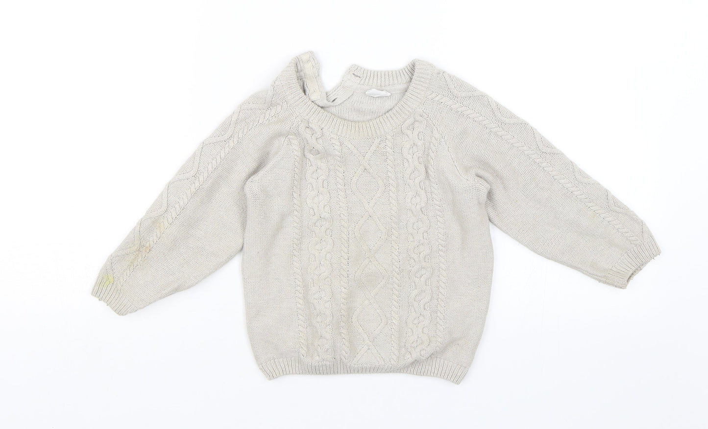 H&M Baby Grey   Pullover Jumper Size 18-24 Months