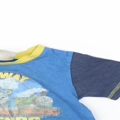 Thomas & Friends Baby Blue   Shorts Set Outfit/Set Size 12-18 Months