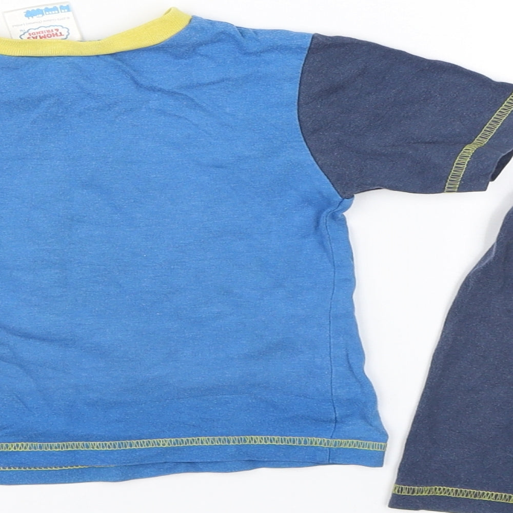 Thomas & Friends Baby Blue   Shorts Set Outfit/Set Size 12-18 Months