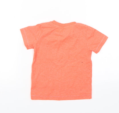 Mothercare Baby Red   Basic T-Shirt Size 18-24 Months  - Smile