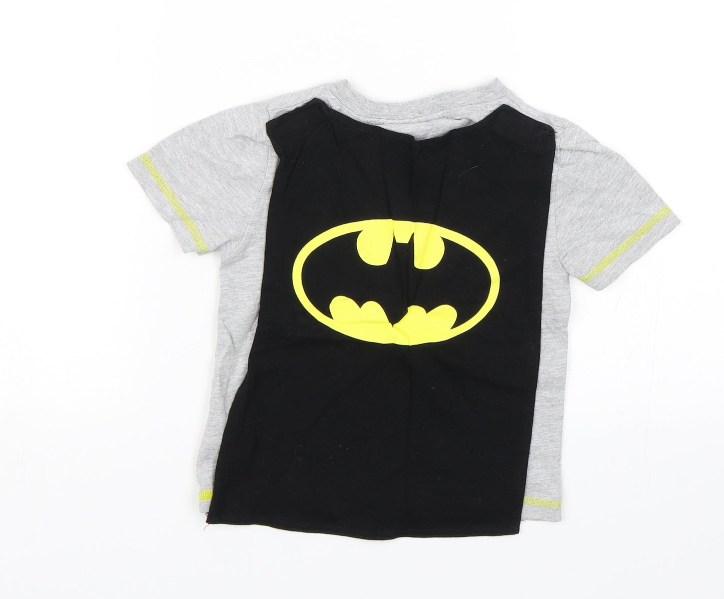 Primark Boys Grey   Basic T-Shirt Size 2-3 Years  - Batman