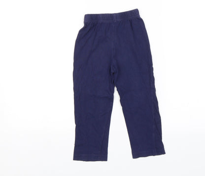 Preworn Girls Blue   Jogger Trousers Size 2-3 Years