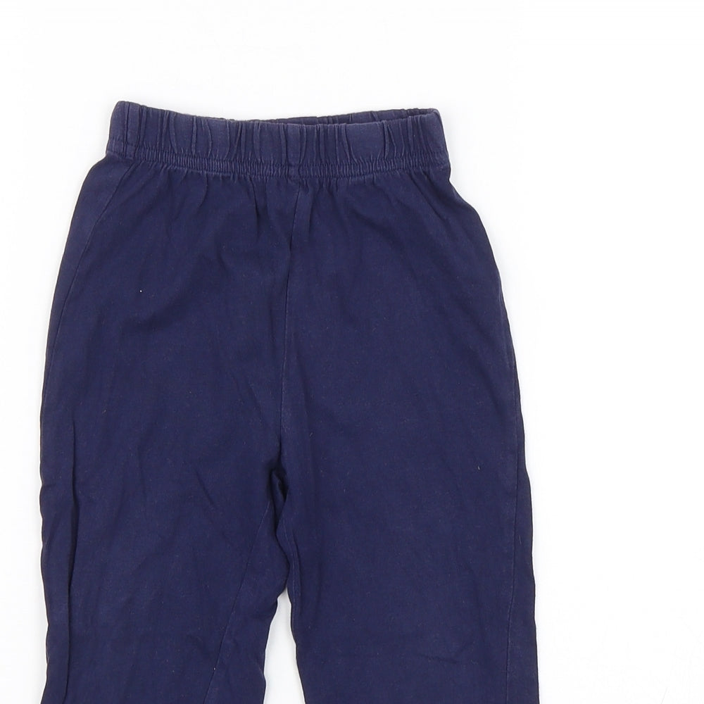 Preworn Girls Blue   Jogger Trousers Size 2-3 Years