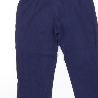 Preworn Girls Blue   Jogger Trousers Size 2-3 Years