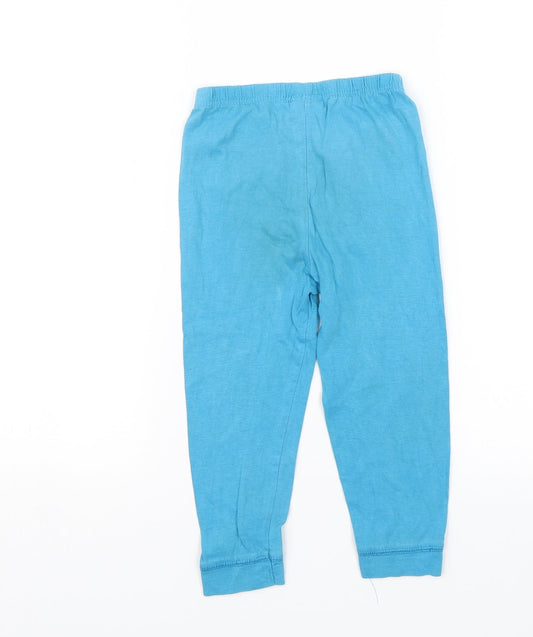 Hey Duggie Boys Blue Solid   Pyjama Pants Size 2-3 Years