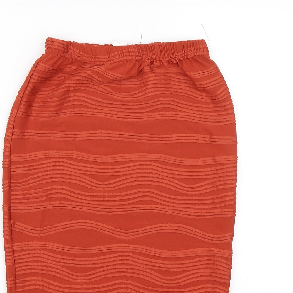 Atmosphere Womens Orange   Straight & Pencil Skirt Size 8