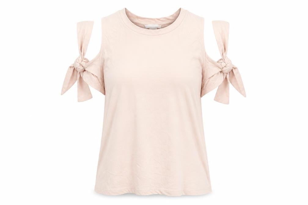 Womens UK Size S H&M Pink Basic Blouse