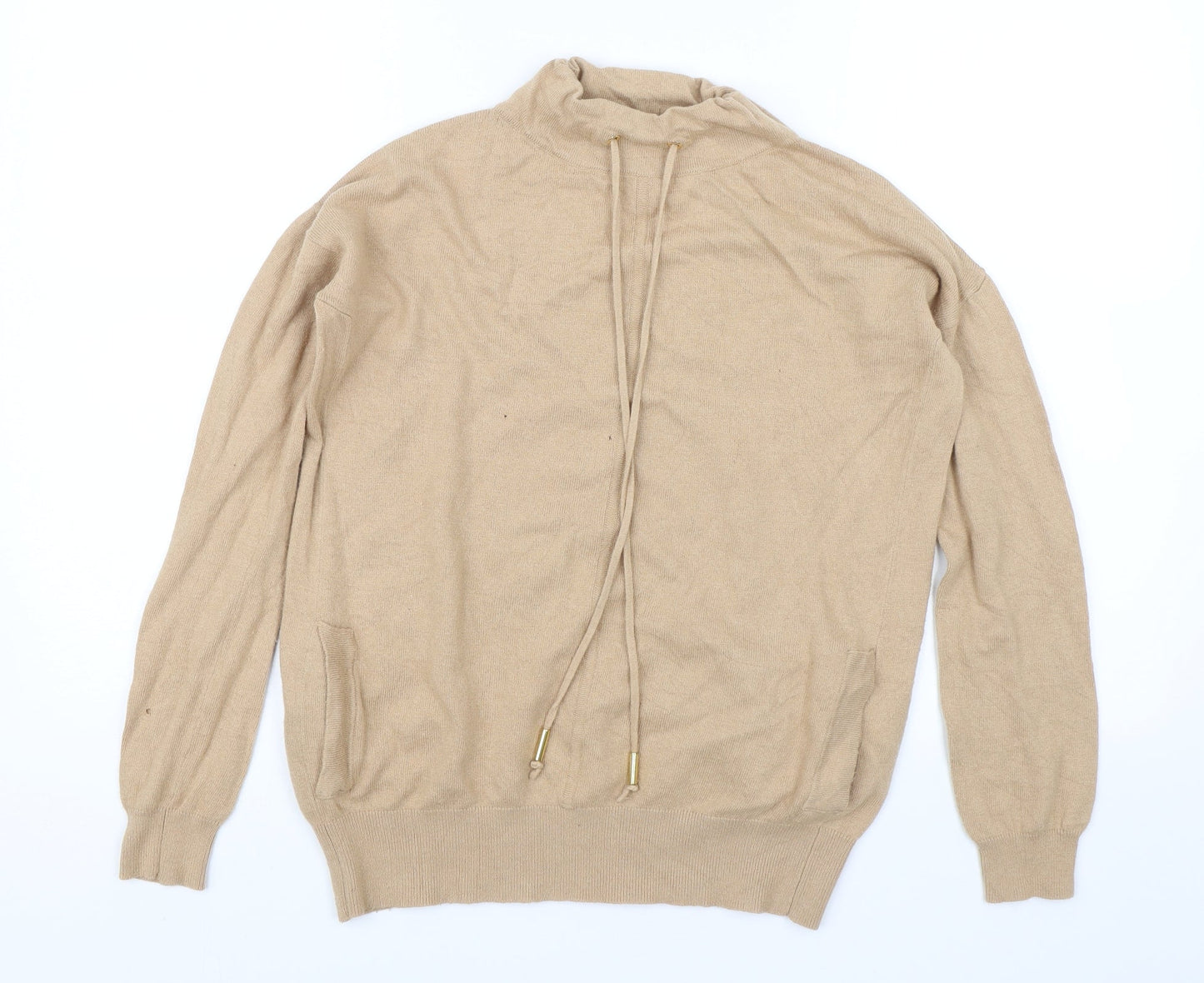 Womens UK Size 6 NEXT Beige Pullover Jumper
