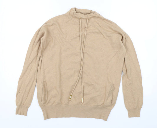 Womens UK Size 6 NEXT Beige Pullover Jumper