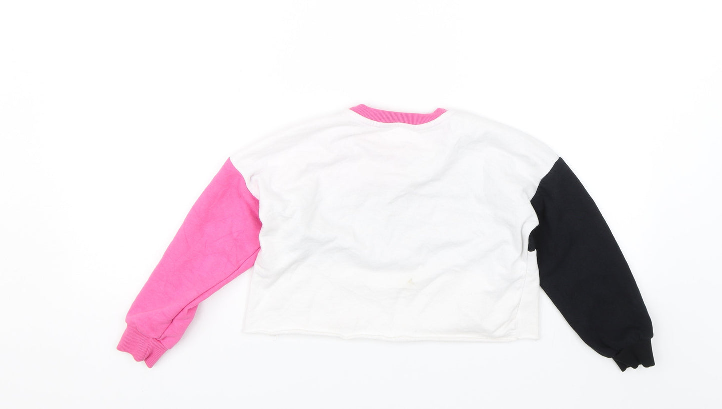 George Girls Pink   Pullover Jumper Size 5-6 Years  - Cropped NYC
