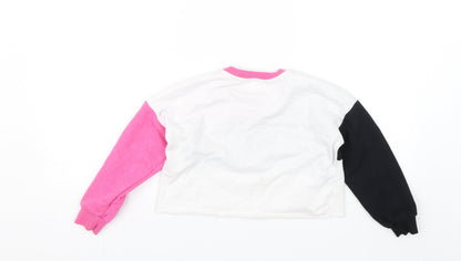 George Girls Pink   Pullover Jumper Size 5-6 Years  - Cropped NYC