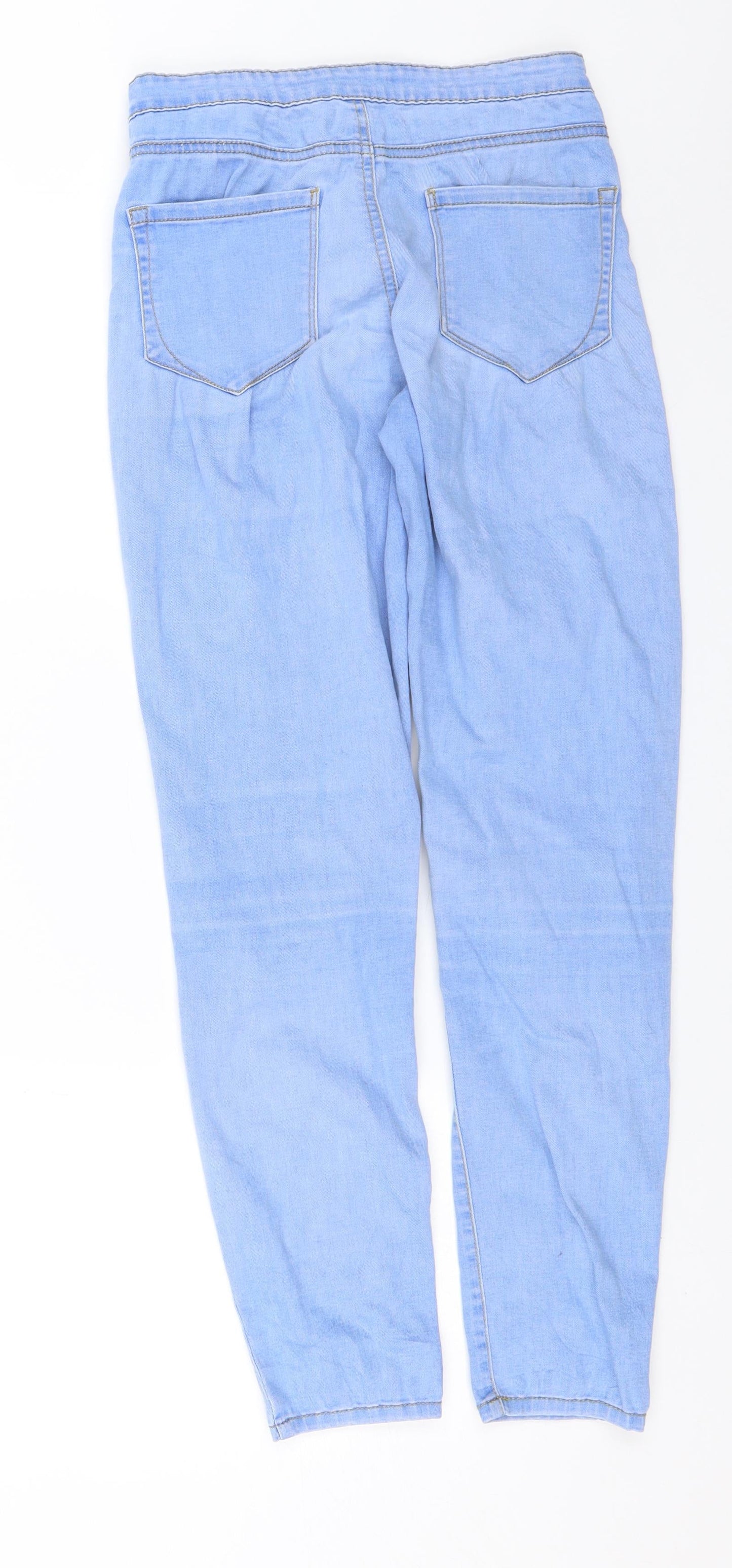 Denim & Co. Womens Blue  Denim Skinny Jeans Size 10 L26 in