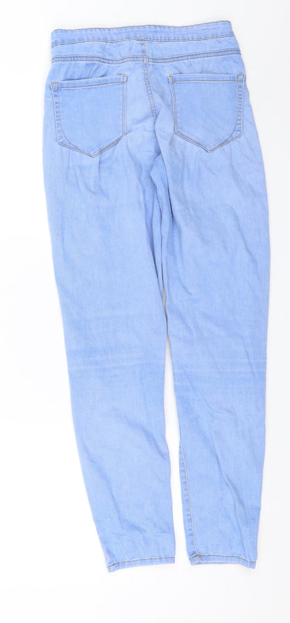 Denim & Co. Womens Blue  Denim Skinny Jeans Size 10 L26 in