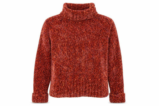 Womens UK Size S Debbie Morgan Orange Pullover Jumper