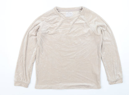 Womens UK Size XS Love to Lounge Beige Pullover Jumper
