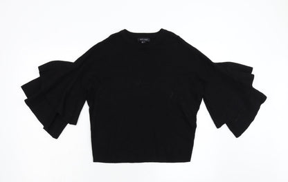 Womens UK Size 10 New Look Black Pullover Jumper
