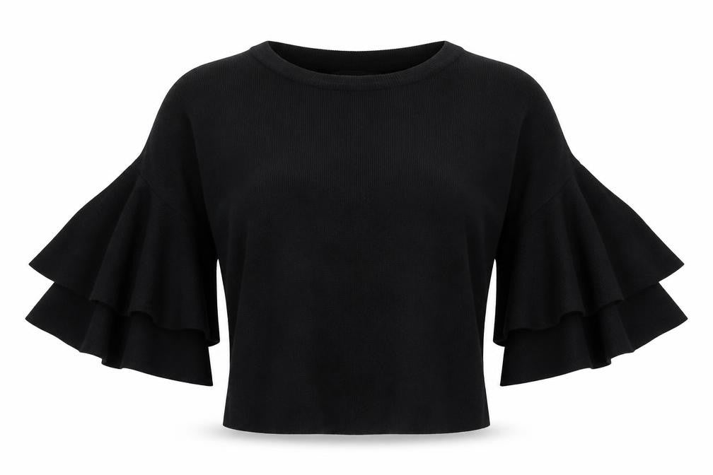 Womens UK Size 10 New Look Black Pullover Jumper