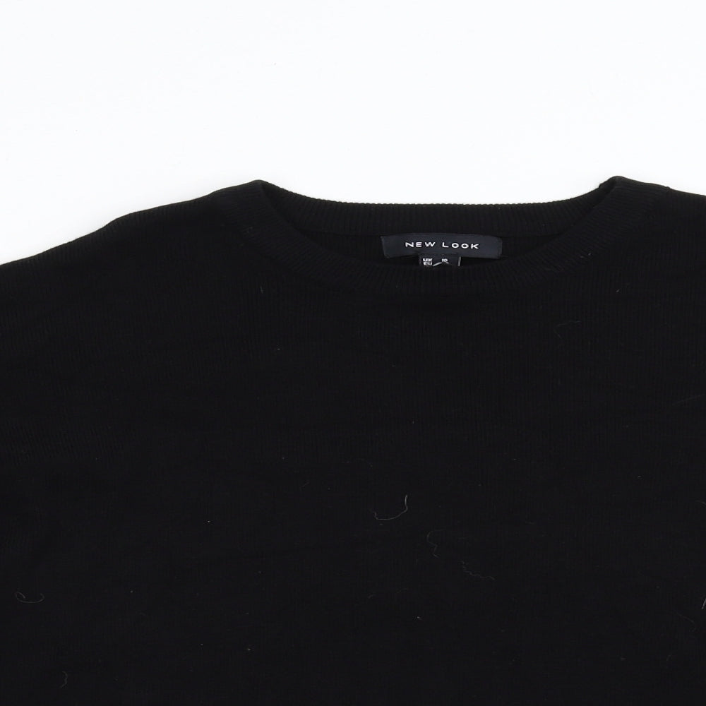 Womens UK Size 10 New Look Black Pullover Jumper