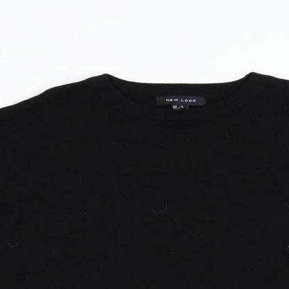 Womens UK Size 10 New Look Black Pullover Jumper