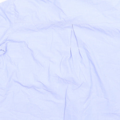 Zara Mens Blue    Button-Up Size XS