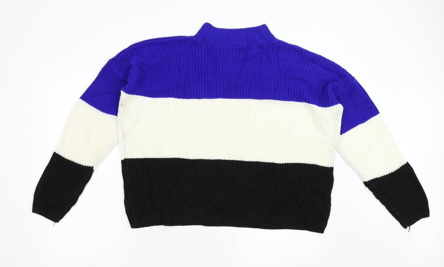 Womens UK Size L Preworn Multicoloured Pullover Jumper